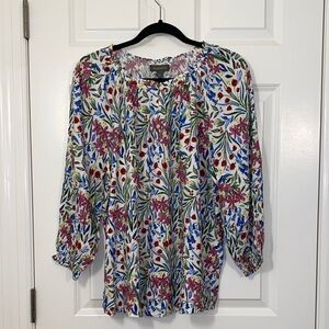 Style & Co. Multicolor Floral Blouse NWT